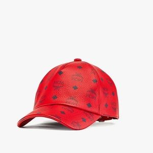 |NEW W TAGS - NEVER WORN | MCM Men's Red Hat